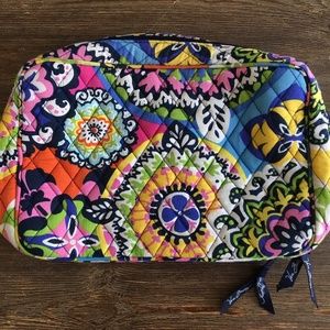 Vera Bradley Large Blush and Brush Cosmetic Bag in Rio